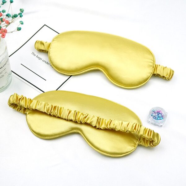 Eye Mask For Sleeping With Elastic Strap Shading Blindfold(gold)