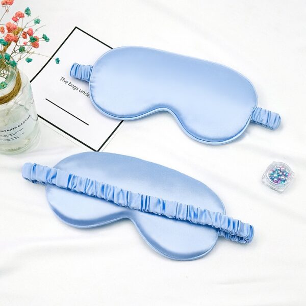 Eye Mask For Sleeping With Elastic Strap Shading Blindfold(l Blue)