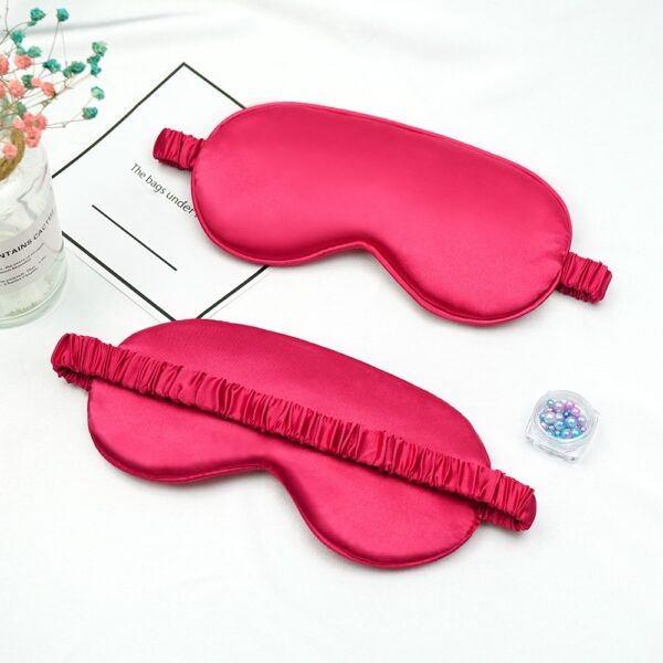 Eye Mask For Sleeping With Elastic Strap Shading Blindfold(wine)