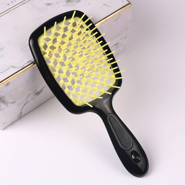 Hair Brush Wet & Dry Vented Detangling Hair Brush For Curly Hair(b07)