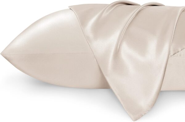 Satin Pillow Case 2 Pack(beige)