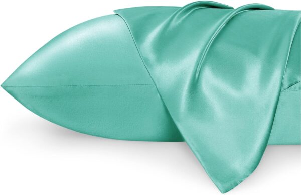 Satin Pillow Case 2 Pack(mint Green)