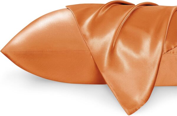 Satin Pillow Case 2 Pack(orange)