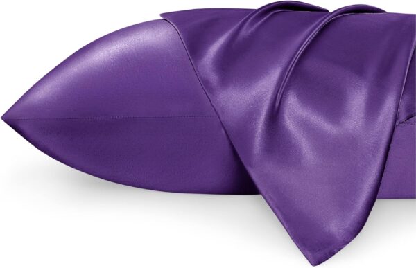 Satin Pillow Case 2 Pack(purple)