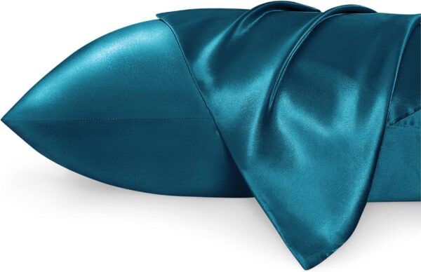 Satin Pillow Case 2 Pack(teal)