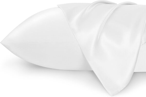 Satin Pillow Case 2 Pack(white)