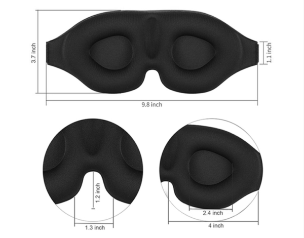 Sleep Eye Mask For Side Sleeper(size)