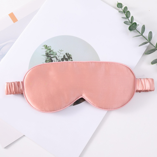 100% Natural Silk Sleep Mask With Elastic Band(blush Pink)