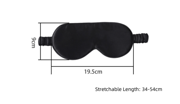 100% Natural Silk Sleep Mask With Elastic Band(size)