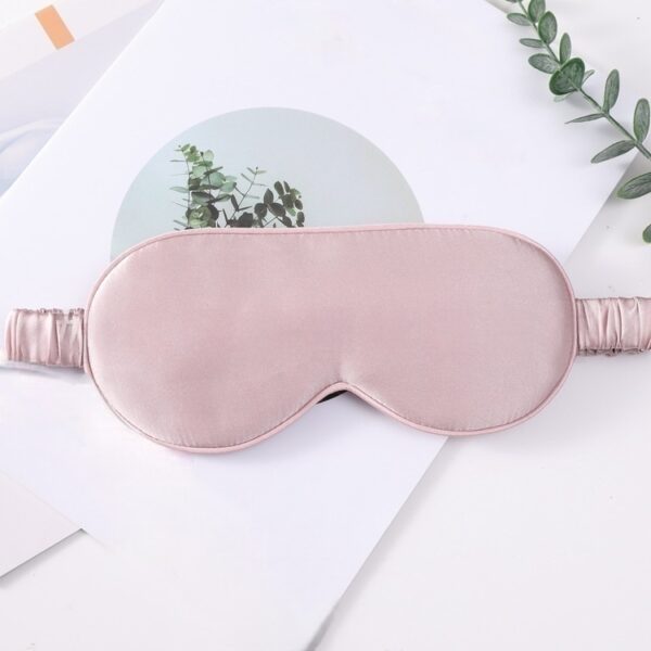 100% Natural Silk Sleep Mask With Elastic Band(skin Pink)