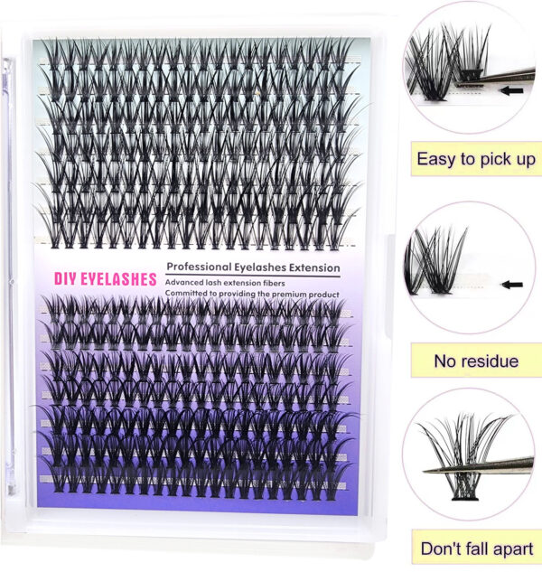 Lash Extensions Kit Diy, 9 16mm Mix 30d 40d 50d 60d 80d(60d+80d)