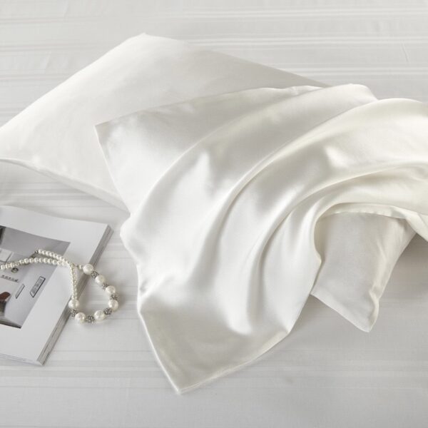 Mulberry Silk Pillowcase For Hair And Skin 1pc(white)