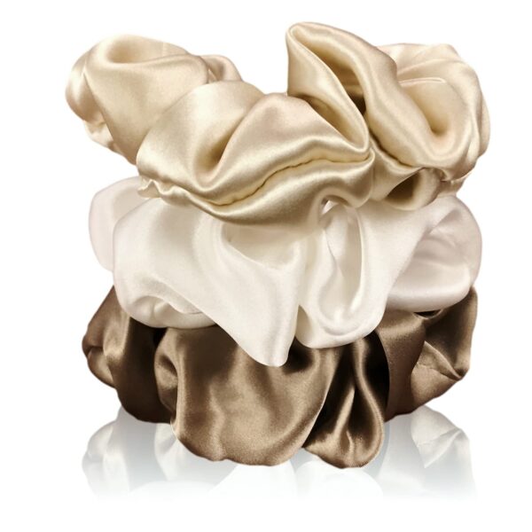 Mulberry Silk Scrunchies For Hair 07