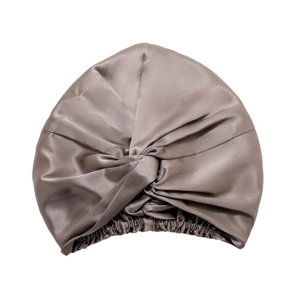 Silk Bonnet For Sleeping With Elastic Band（22 Momme）(dusty Rose)