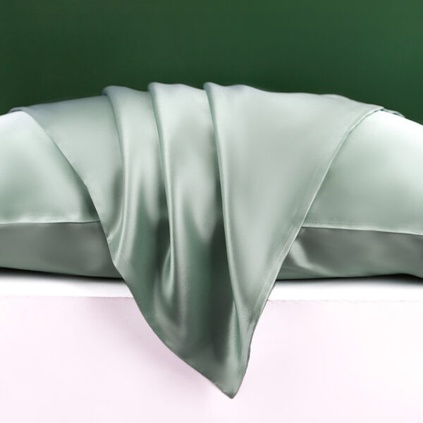 Silk Pillowcase 22 Momme, Grade 6a Mulberry Silk 1pc(mint Green)